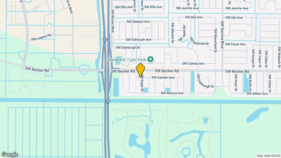 4634 SW Eagle St Map and Location Details