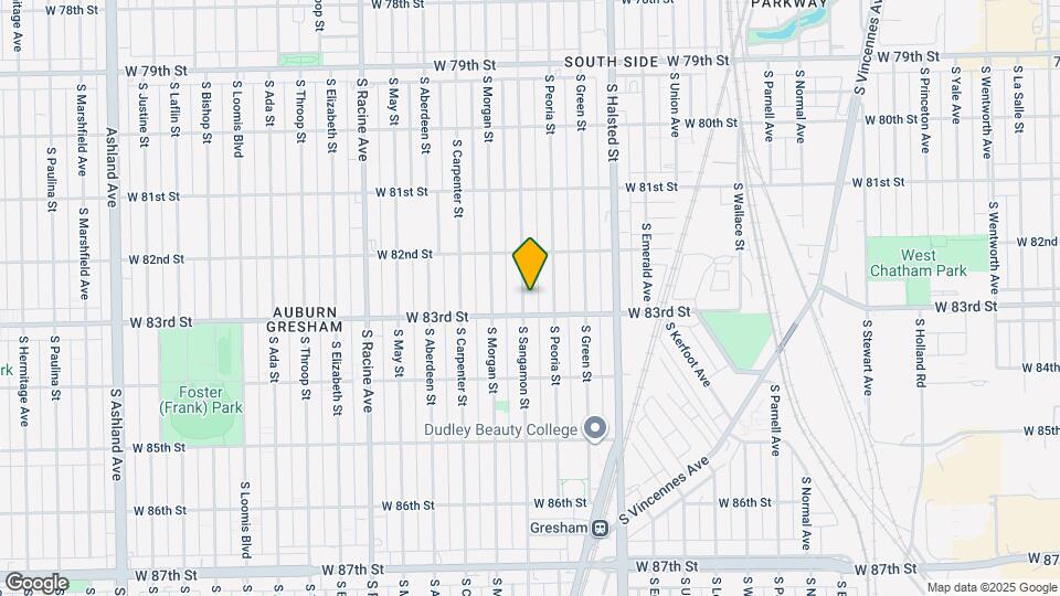 8243 S Sangamon St Map and Location Details
