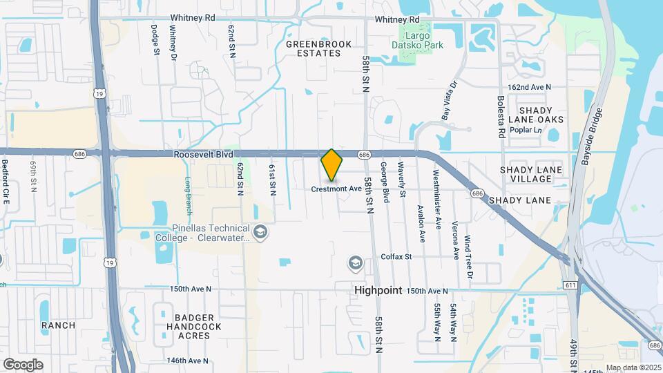 5901 Crestmont St, Unit A Map and Location Details
