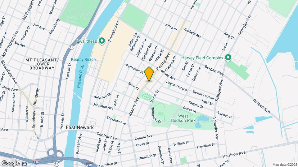 114 Kearny Ave, Unit Unit One Map and Location Details