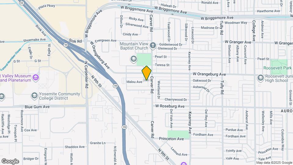 1322 Grape Ave Map and Location Details