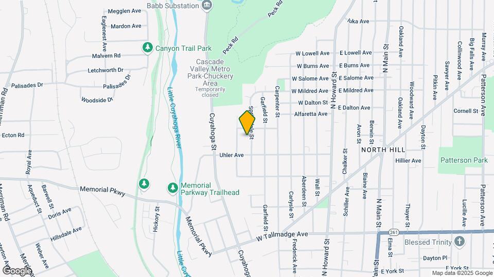 836 Springdale St-Unit -1 Map and Location Details
