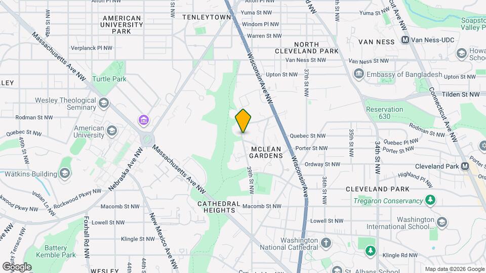 3701 39th St NW Map and Location Details