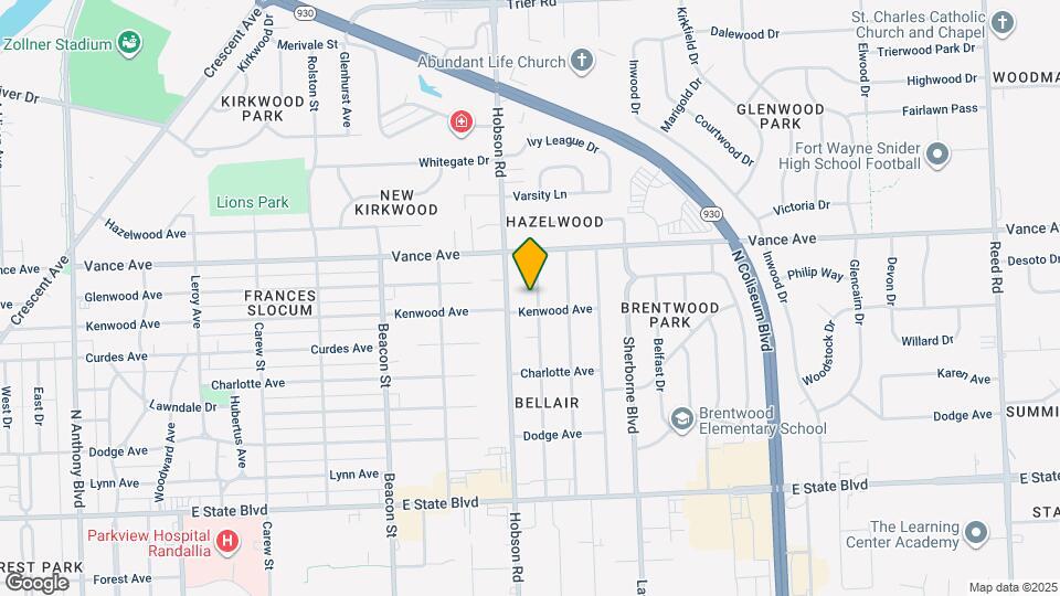 2915 White Oak Ave Map and Location Details