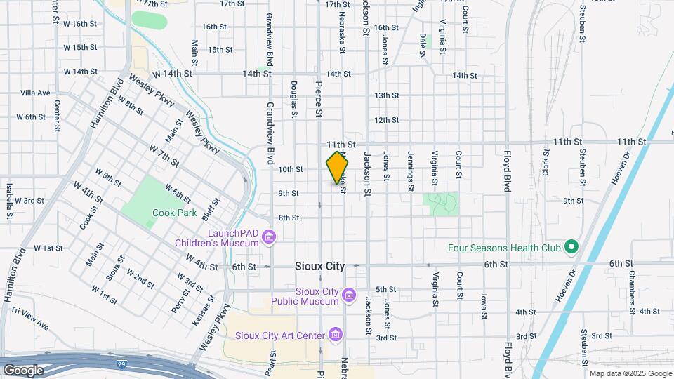 519 9th St Map and Location Details