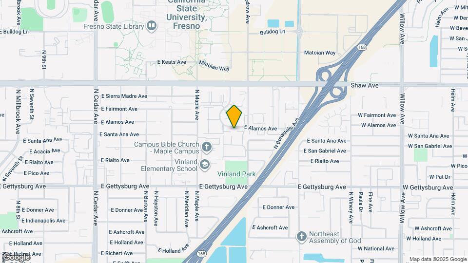 4676 E Alamos Ave Map and Location Details