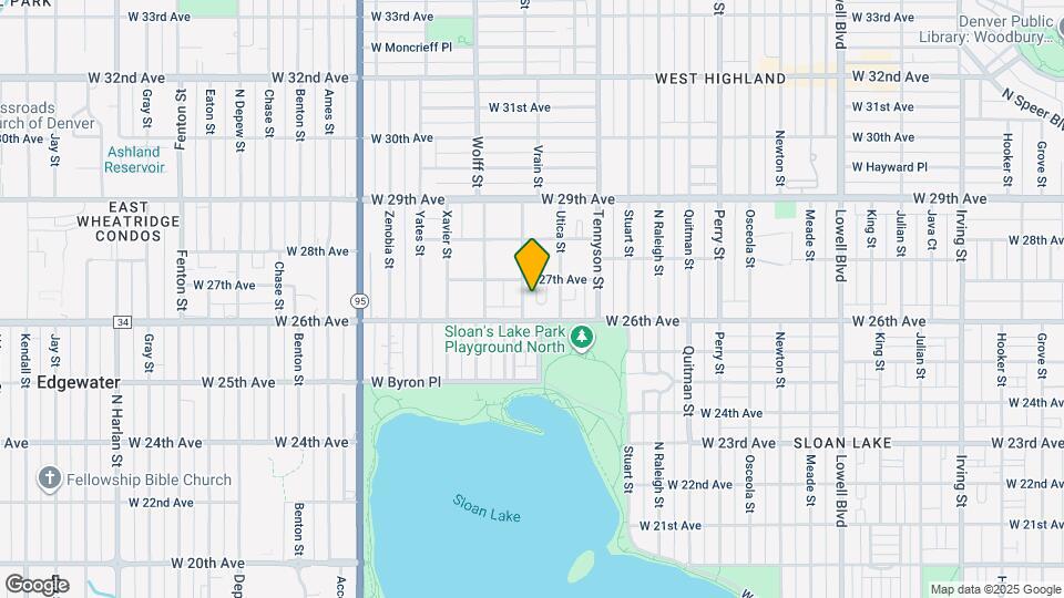 2636 Vrain St Map and Location Details