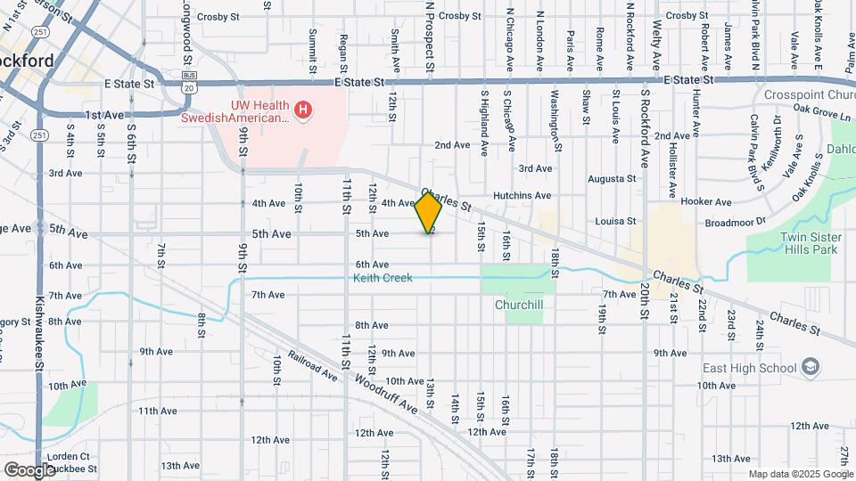 1661 5th Ave Map and Location Details