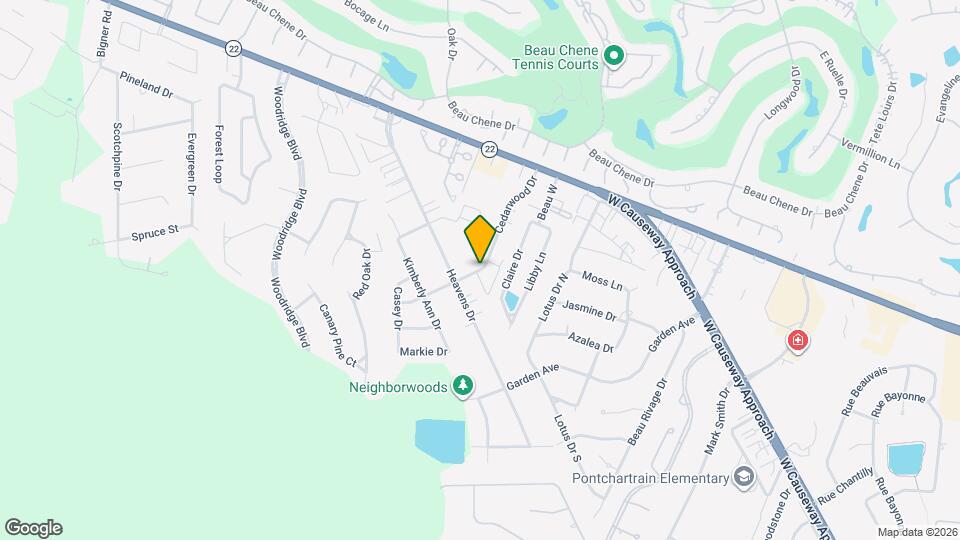 631 Cedarwood Dr Map and Location Details