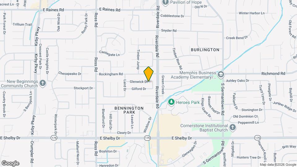 6919 Glenwick Dr Map and Location Details