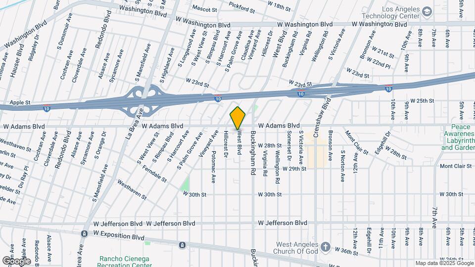 2615 West Blvd Map and Location Details