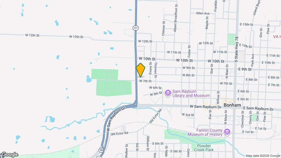 1120 W 7th St Map and Location Details