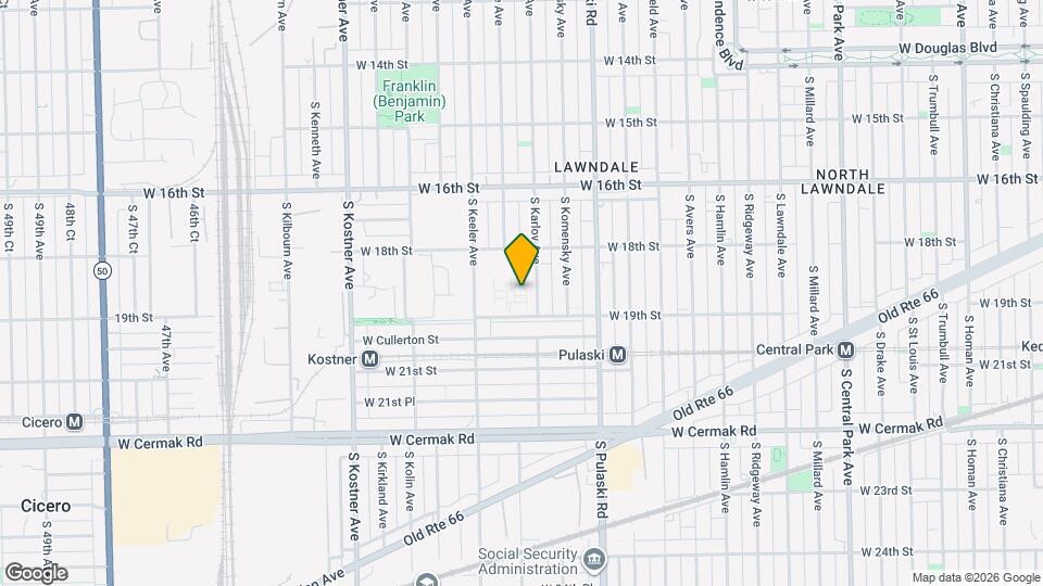 Karlov Gardens Mapa y Detalles de la Ubicación