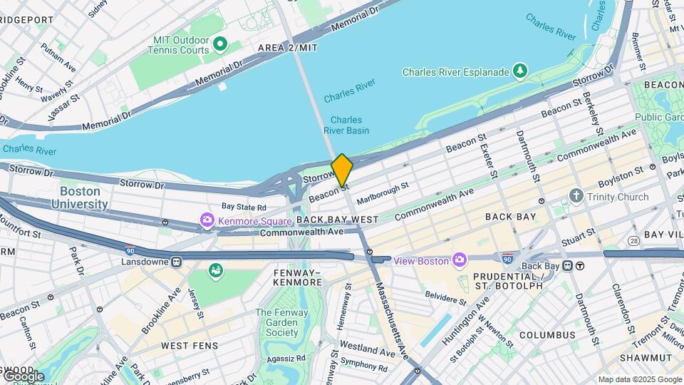 491 Beacon St, Unit 11 Map and Location Details