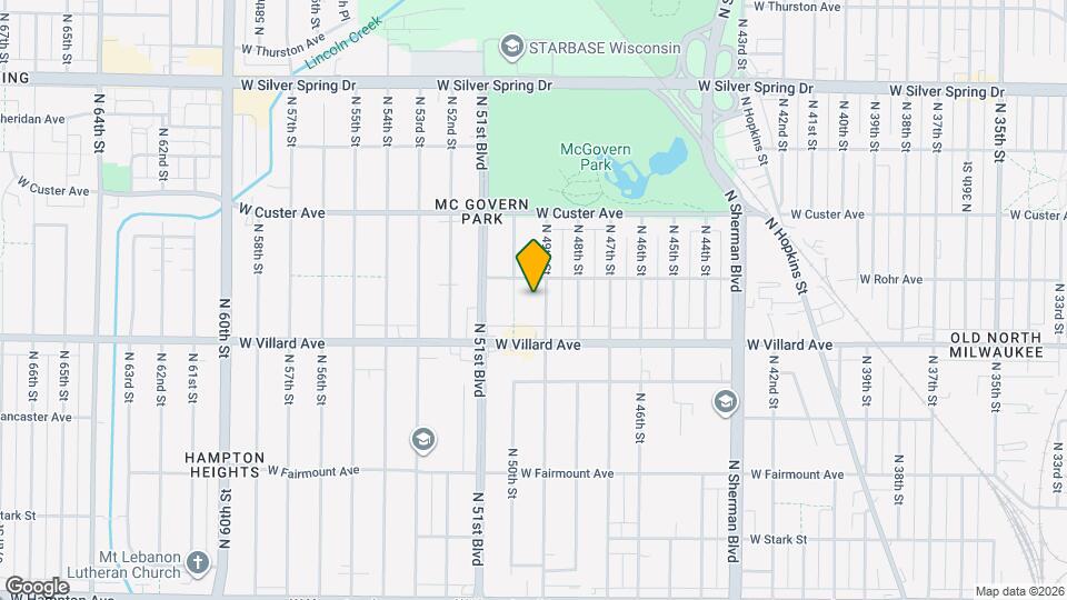 5257 N 49th St Map and Location Details