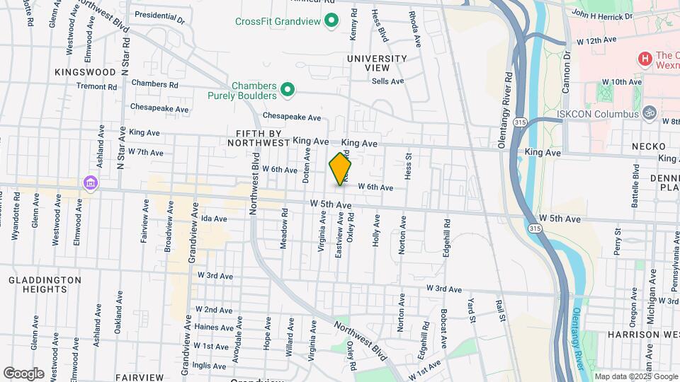 1471 Kenny Rd Mapa y Detalles de la Ubicación