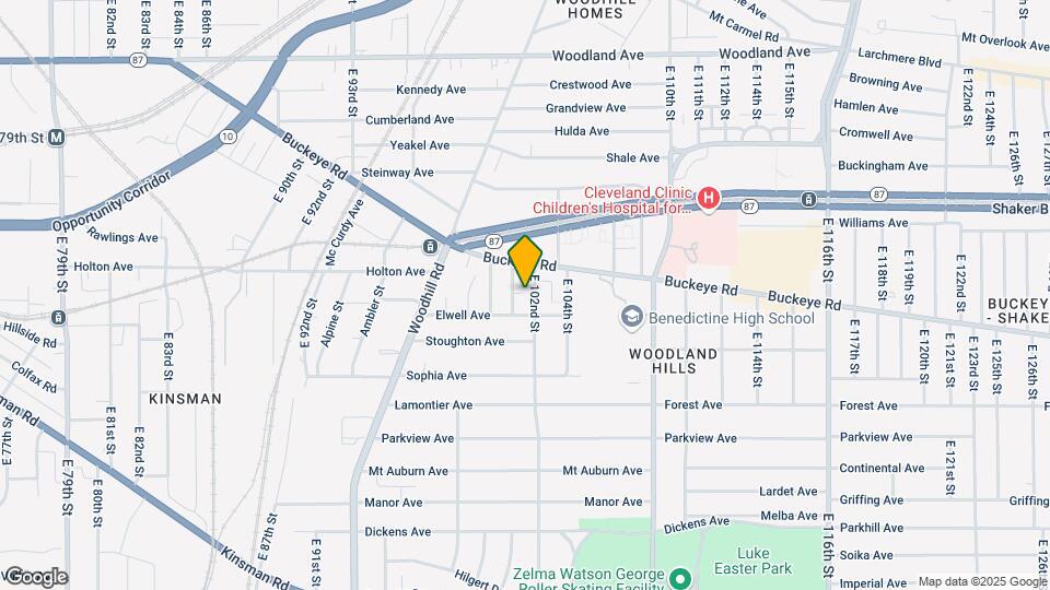 2850 E 102nd St Map and Location Details