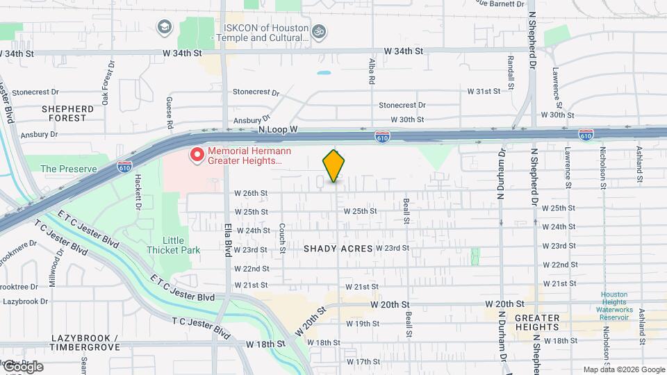 2601 Bevis St Map and Location Details