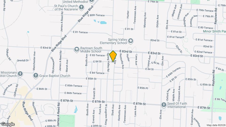 8316 Stark Ave Map and Location Details