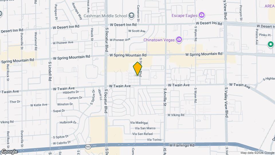 4610 Elk Springs Ave Map and Location Details