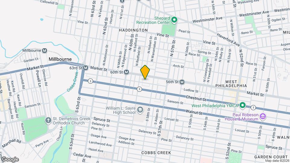 5839 Ludlow St Map and Location Details