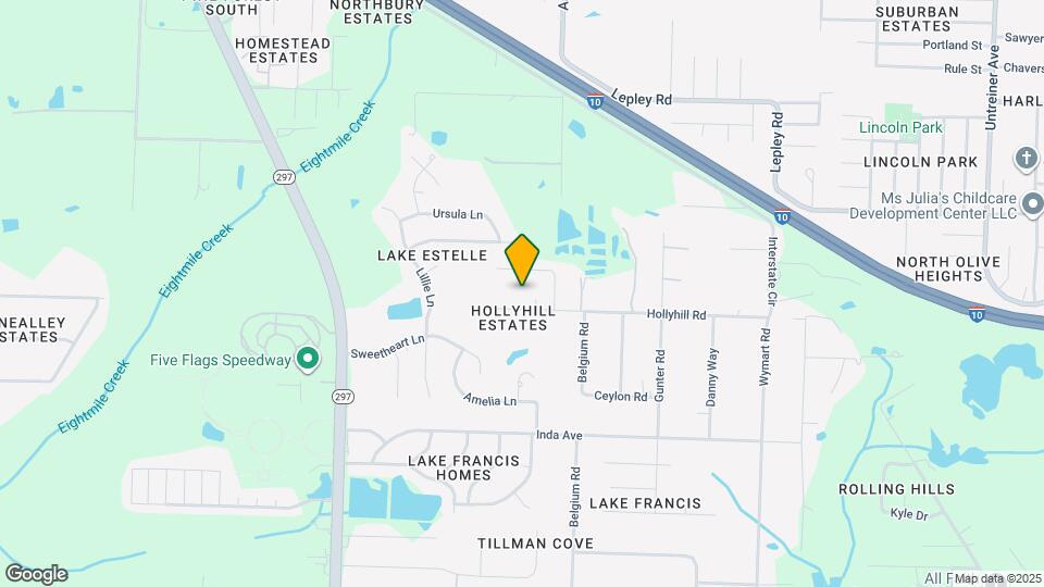 2134 Hollyhill Rd Map and Location Details