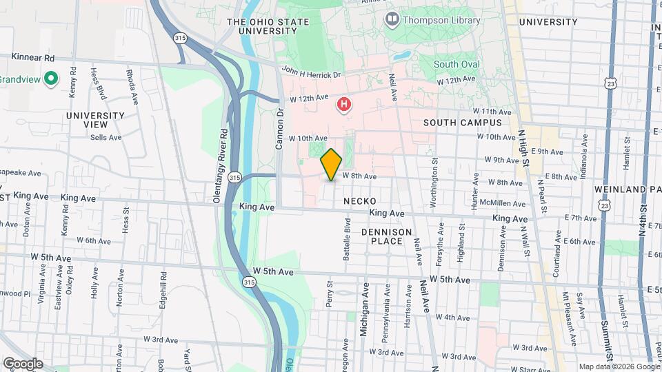 1511 Perry St Map and Location Details