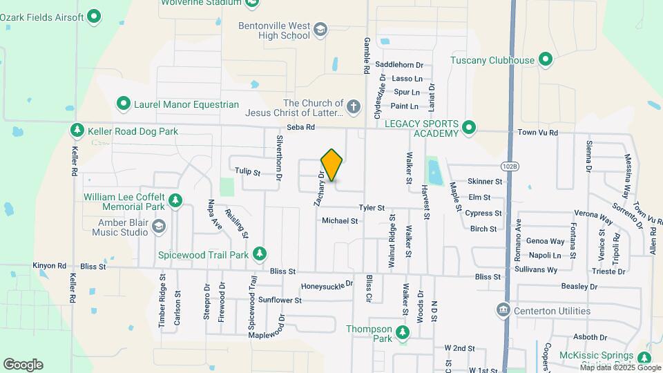 901 Vly Oaks Ln Map and Location Details