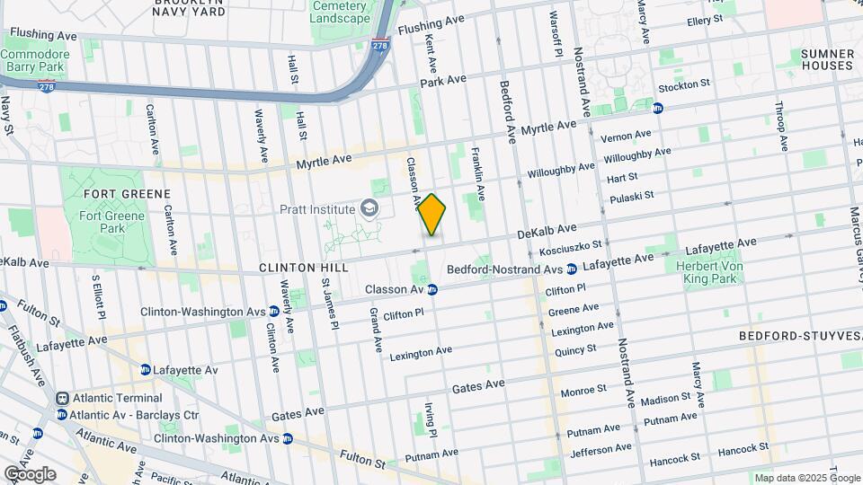 433 Dekalb Ave Mapa y Detalles de la Ubicación