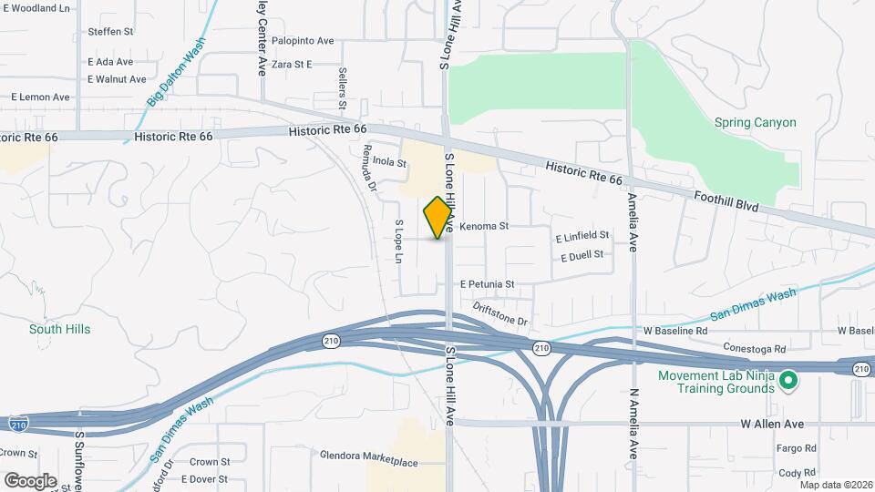 1846 E Linfield St Map and Location Details