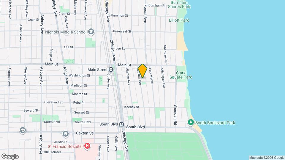 805 Judson Ave Map and Location Details