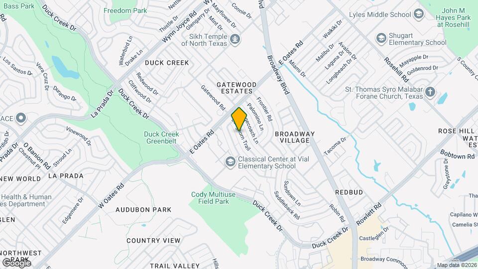 5101 Longhorn Trail Mapa y Detalles de la Ubicación