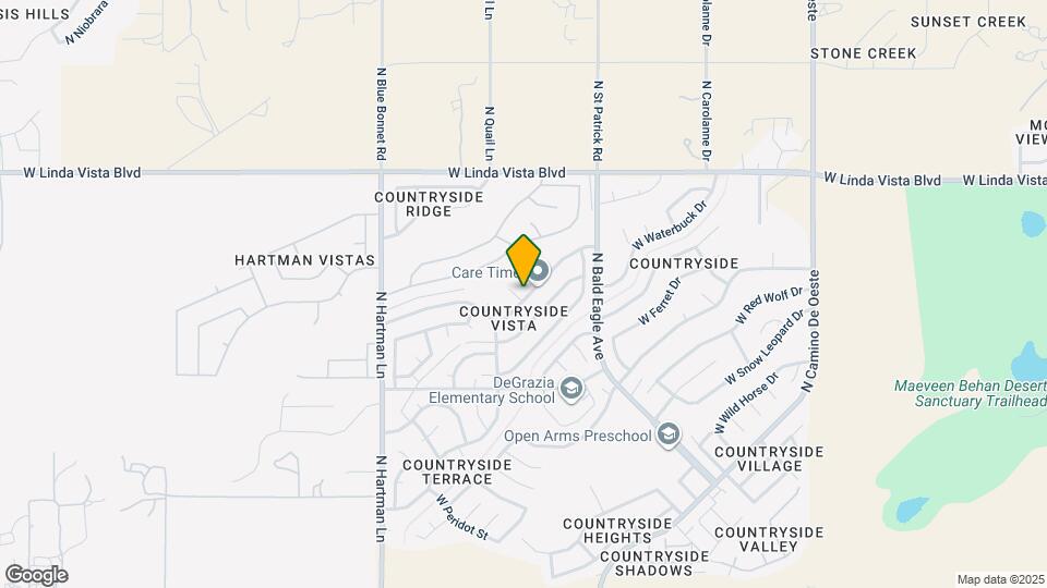 9360 N Waxwing Ct Map and Location Details