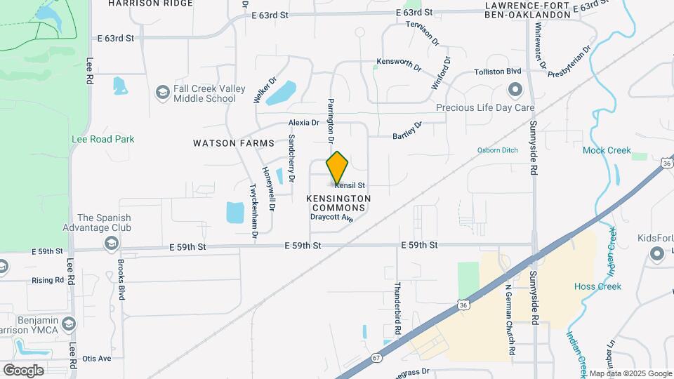 10327 Kensil St Map and Location Details