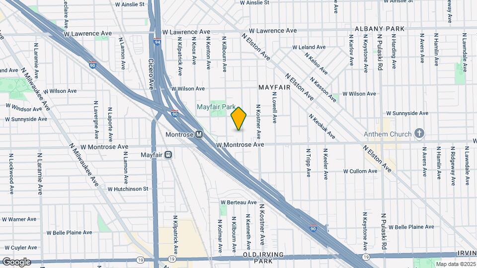 4426 N Kenneth Ave Map and Location Details