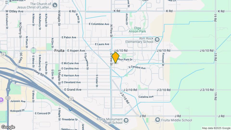 1107 E Carolina Ave Mapa y Detalles de la Ubicación