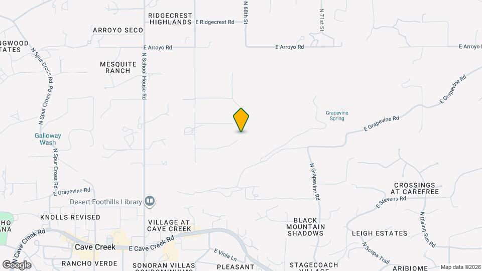 6789 E Saber Rd Map and Location Details