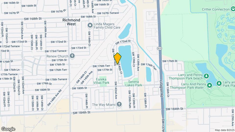 14102 SW 176th Terr Map and Location Details