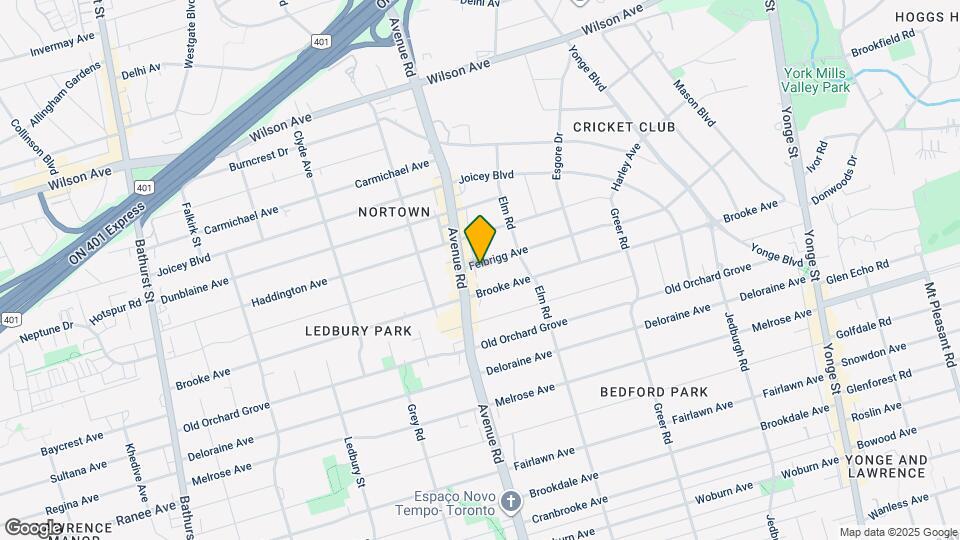 129 Felbrigg Ave Map and Location Details