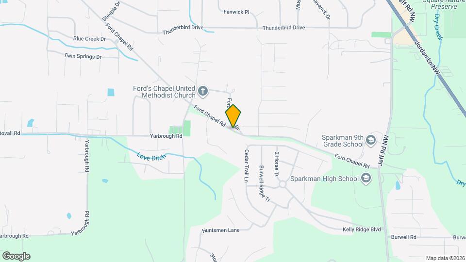 496 Ford Chapel Rd Mapa y Detalles de la Ubicación