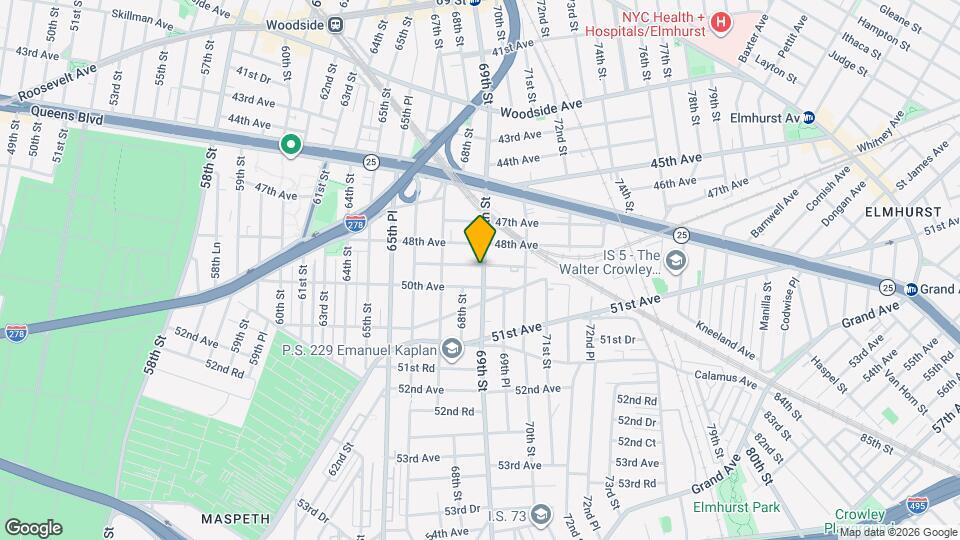 49-04 69th St Map and Location Details