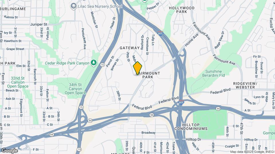1703 Midvale Dr Map and Location Details