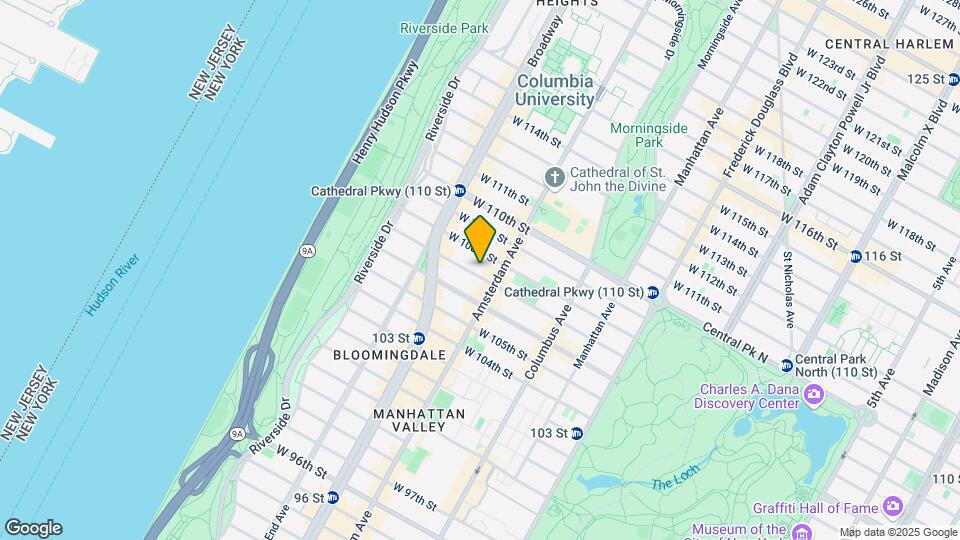 Upper West Side Map and Location Details