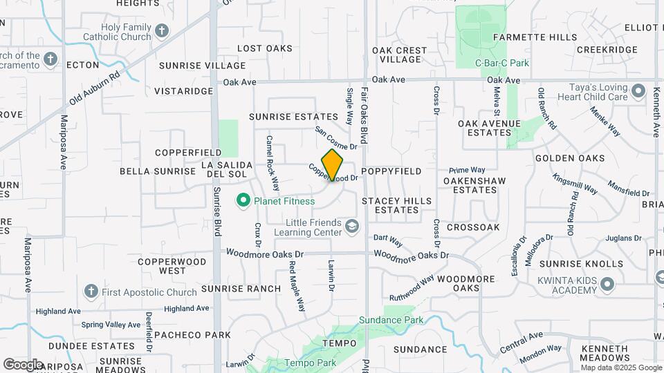 8056 Hoopes Dr Map and Location Details