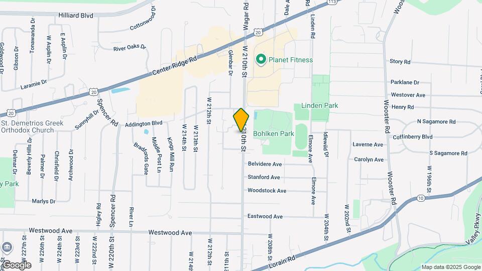 3832 W 210th St Map and Location Details