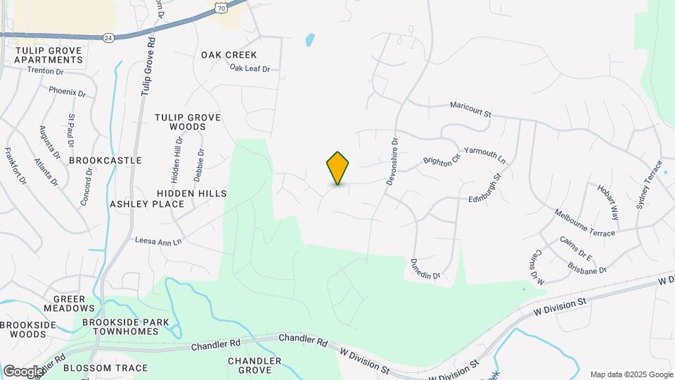 1321 Georgetown Dr Map and Location Details