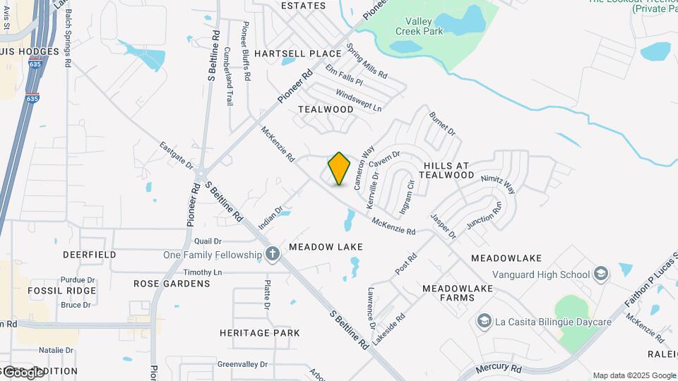 2833 Sonora Ln Map and Location Details