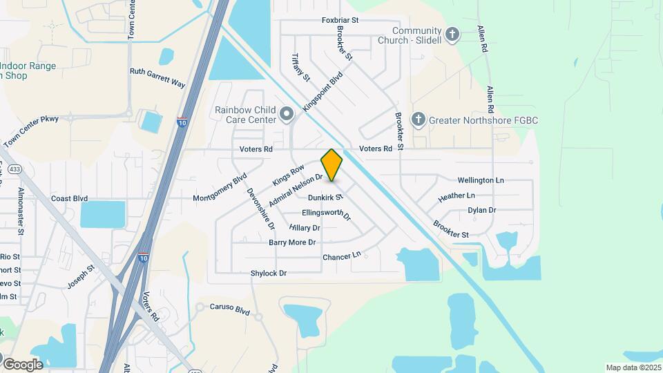 1704 Admiral Nelson Dr Map and Location Details