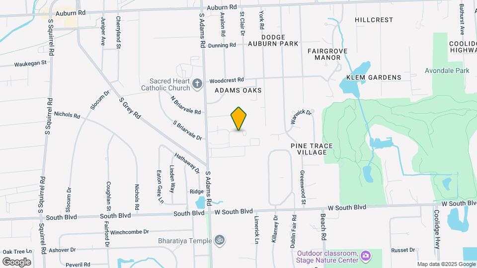 American House Village of Rochester Hills Map and Location Details