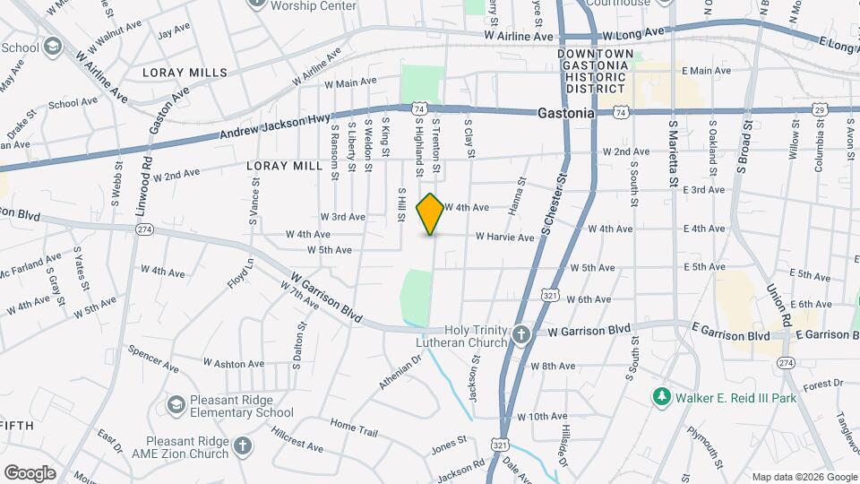 519 S Trenton St Map and Location Details